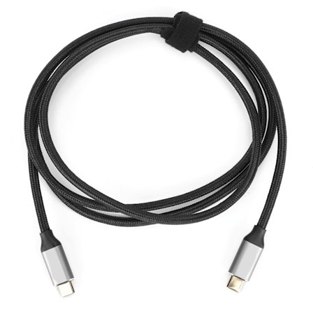 USB 3.1 Dubbelhuvud 100W USB C till USB Typ C Kabel 5A Snabbladdningssladd 1,5 m