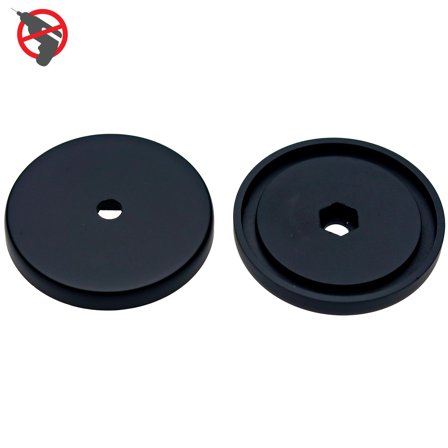 Design4Bath SMART Limbakke Mat sort, borefri, Installation