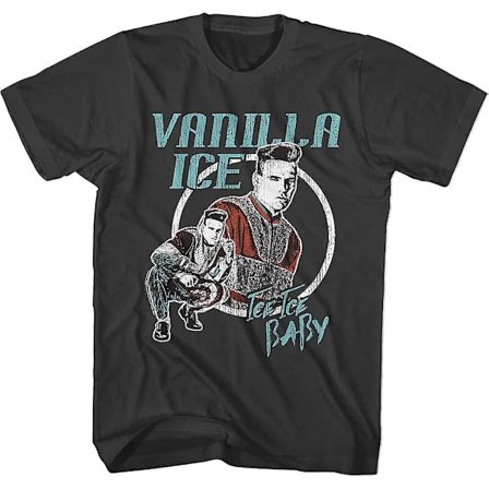Vanilla Ice Rapper Ice Baby Vintage Style Vuxen Kortärmad T-shirt Grafiska T-shirts