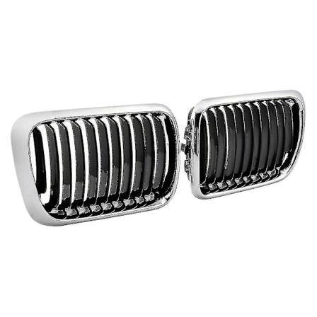 E36 Grill Sort Nyre Frontkofanger Nyregitter Gitre Til-E36 3-Serie 318I 323I 328I M3 1997-1