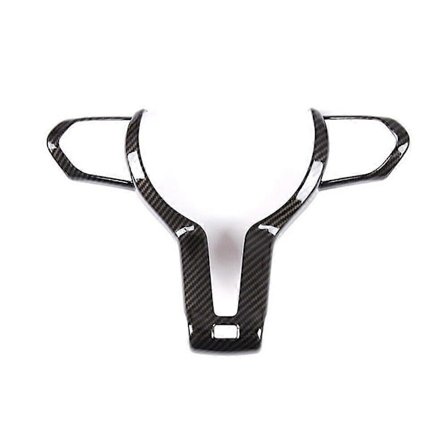 Bil ABS Ratt Karbonfiberdeksel For BMW F10/F22/F30/F32/F15/X5/F16. (svart) (1 stk)