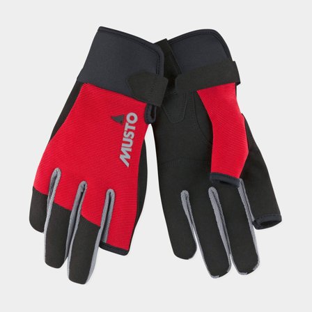 Guanti da vela Musto Essential Sailing Long Finger Glove, True Red, X-Small