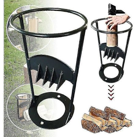 Trækløverskærer - Holdbar Brændespalter - Støbejern Manuel Træspalter - Letvægts Kegle Manuel Træ