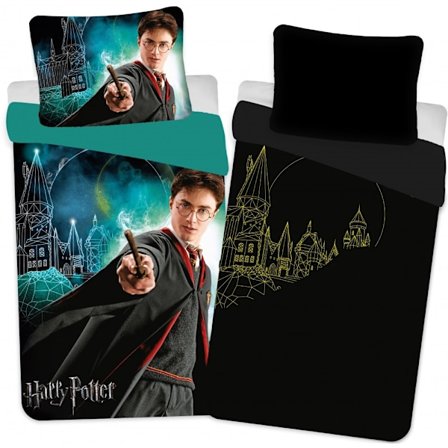 Harry Potter Glöd-i-mörker Sängöverkast 140×200 cm, 70×90 cm
