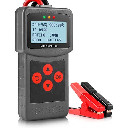 12v automatisk batteritester digital dynamoanalysator, 40-2000 CCA for bil lastebil båt motorsykkel 3-220Ah