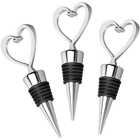 Vinstork, 3 stk. vinstork vinflaskestopper champagnestopper, til vin, champagne, rødvin, øl, forsegler D-