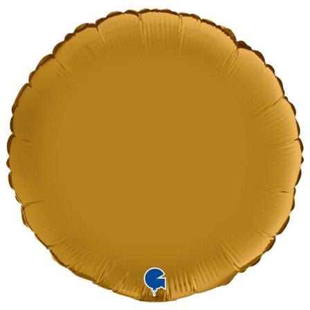 Pyöreä Folioilmapallo Satiinikulta