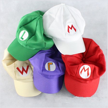 NINTENDO LUIGI SUPER MARIO CAP