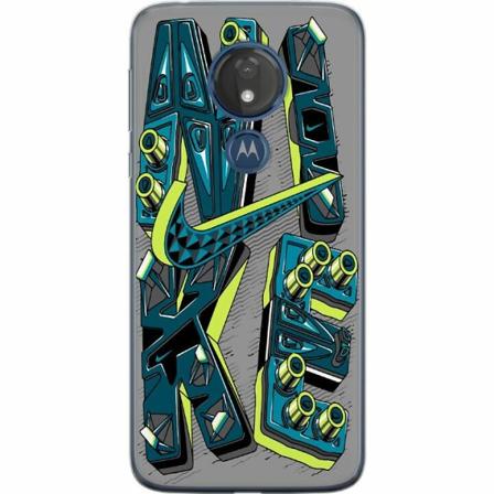 Motorola Moto G7 Power Genomskinligt Skal Nike