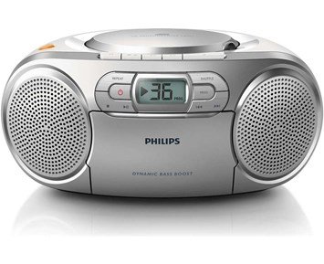 Philips AZ127 - Kompakt CD-spelare med kassettdäck och Dynamic Bass Boost