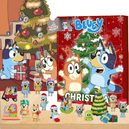 Bluey Julkalender 24 Dager Nedtellingskalender Låve Overraskelsesgaver Sett A