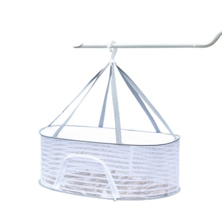 Multifunktionellt Torknät Vindtätt Dragkedja Fisk Frukt Torkställ För Balkong