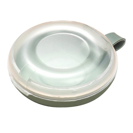 Oppbevaringsboks for tannregulering i ABS, støvtett, ortodontisk beholder, grønn