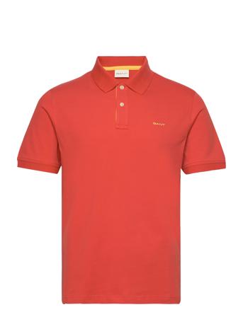 Reg Contrast Pique Ss Polo GANT Orange