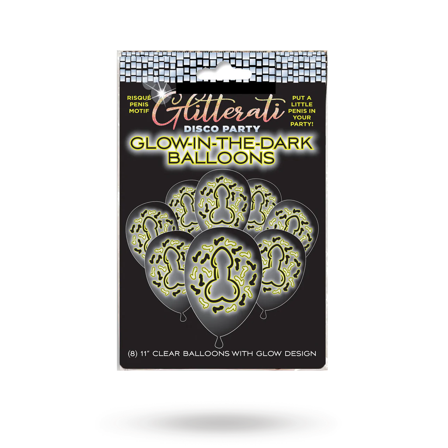 Glitterati - Penis Glow Balloons - Shots