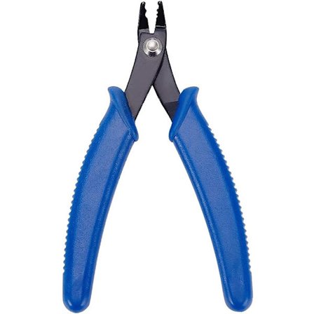 Korujen työkaluhelmi pihdit (13,5 cm, sininen), PVC-kahvaiset koukku pihdit, kärkipihdit linjan korjauspihdeille DIY