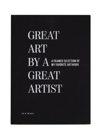 PRINTWORKS Frame Book - Great Art, Black - Black - 25.0X 2.0X 34.0CM