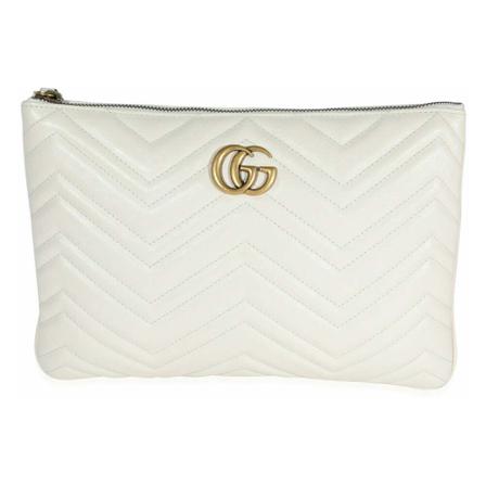 Gucci Vintage, Pre-owned Clutch Bag Wit, Dames, Maat:ONE Size