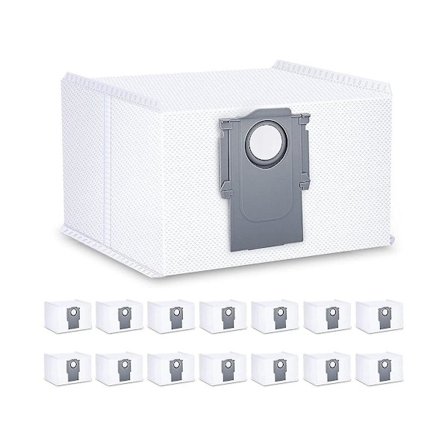 15 st dammsugarpåsar för S7 Maxv Ultra, Q5, Q5+, +, Q7max+, T8, G10s, G10pro, Dammsugarpåse Ersättning