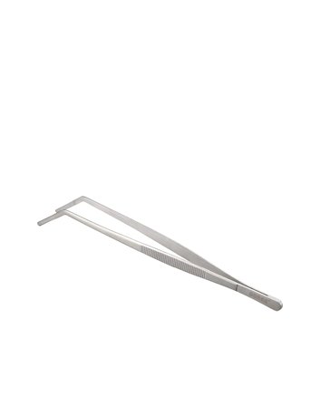 Dorre Miah Food Tweezer Curved - Silver - L 24CM