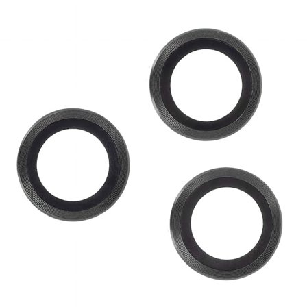 Härdat kameraskydd till iPhone 17 Pro - Svart Ram