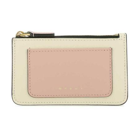 Marni, Wallets & Cardholders Beżowy, Kobieta, Rozmiar: ONE Size