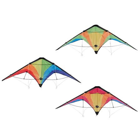 Lentävä leija lapsille, jossa on värikäs muotoilu
