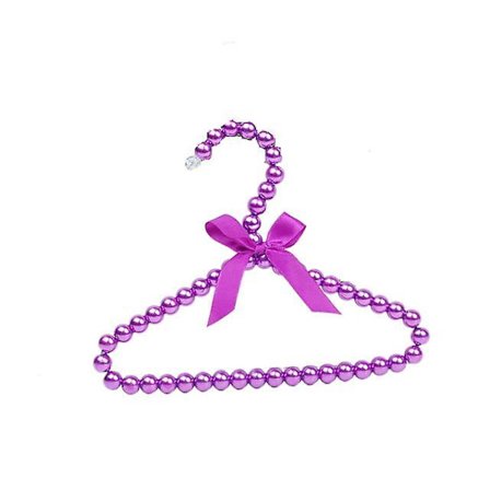 5 stk/sæt Baby Hanger Kids Pet Pearl Plastic Hanger Pet Dog Mini Hanger
