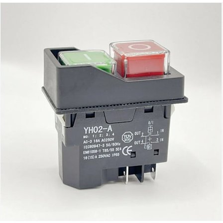 Elektromagnetisk bryter start og stopp strømkontroll 110v 220v motor