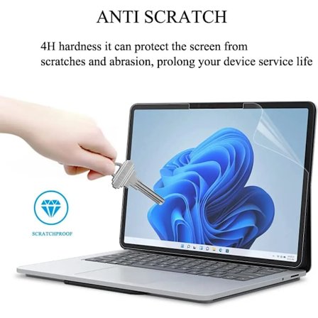 Skærmbeskyttelsesfilm af hærdet glas, Anti-splint og Anti-bue, til Microsoft Surface Laptop 3 13,5-tommer 2 stk.
