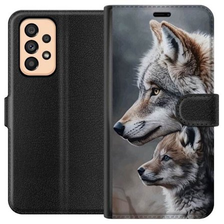 Kompatibelt Lommeboketui til Samsung Samsung Galaxy A53 5G Ulver Ville Wolf Dyr Mystikk