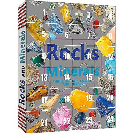 24 Dagar Julkalender Överraskningsblindbox, Ore Mineral Överraskningsgåvoask
