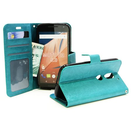 Crazy Horse Wallet Lenovo Motorola Moto E3 / 3rd generation