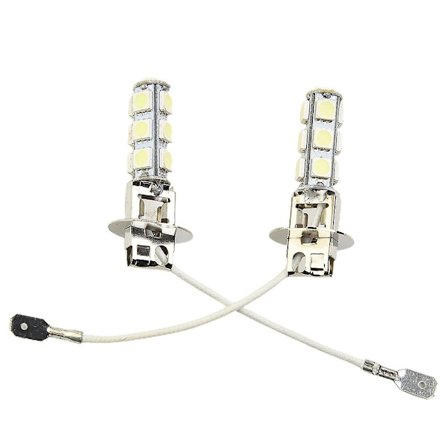 2 kpl H3 Led 6v Auton Valo Sumuvalo Drl Ajovalo Taskulamppu Korvaa Led-Polttimot Super Kirkas Valo 6500k Valkoinen