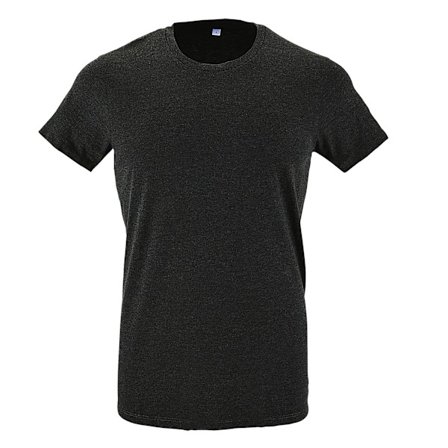 SOLS Herr Regent Slim Fit Kortärmad T-shirt L Charcoal Marl
