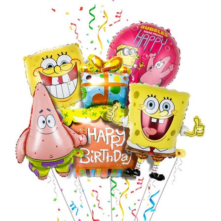 5 stk. Aluminiumfolie Fødselsdag Balloner Fødselsdag Helium Balloner Fødselsdagsfest Dekorationer til Drenge og Piger