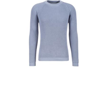 Woolrich, Blue Pullover Blauw, Heren, Maat:XL