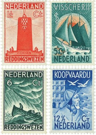 Holland 1933 - NVPH 257-260 - Postfrisk