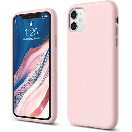 Silikone Etui Kompatibelt Med Iphone 11 (sort) - Premium Flydende Silikone, Hævet Kant (skærm & Kamerabeskyttelse