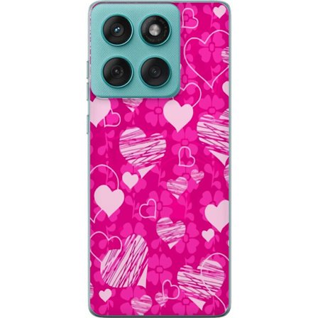 Yhteensopiva Puhelinkuori Motorola Motorola Edge 60 Fusion PopSydänKuviointi