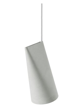 Ceramic Pendant, Narrow Home Lighting Lamps Ceiling Lamps Pendant Lamps Harmaa MOEBE