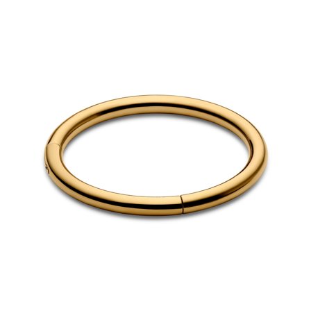 7 mm Gold-Tone Piercing Ring for Men - Ear piercing jewellery