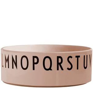 Design Letters Eat & Learn round bowl tritan One Size - Tableware - One size - Pink