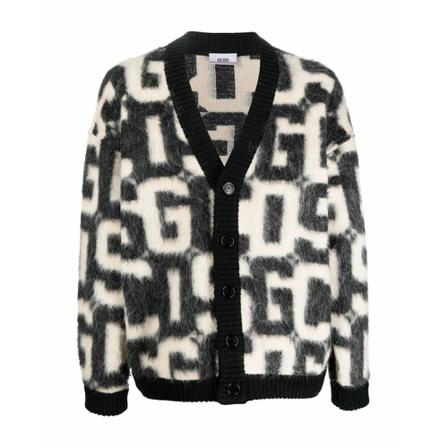 Gcds, Cardigans Beige, Heren, Maat:S