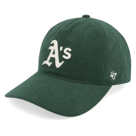 47 Brand - MLB Grøn adjustable Kasket - Oakland Athletics MLB 47 Hitch Lc Dark Green A-frame Adjustable @ Hatstore