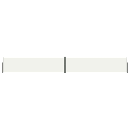 Vidaxl Infällbar Sidomarkis Gräddvit 160x1200 Cm Creme