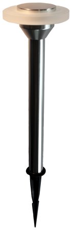 LightsOn Ellips 5004 Pollare aluminium, 34 cm, 90 lm, 2 W, Belysning