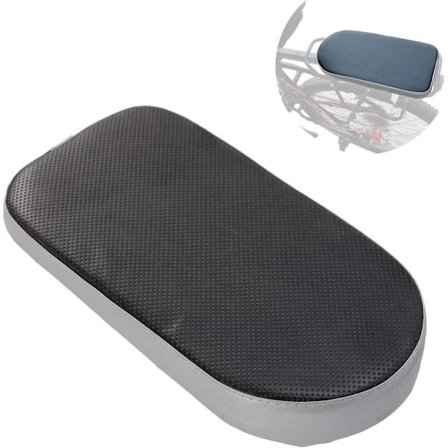 Cykel baksäte kudde, tjockare bakre cykelbarnstol, mountainbike baksäte kudde för barnfordon, elfordon baksäte