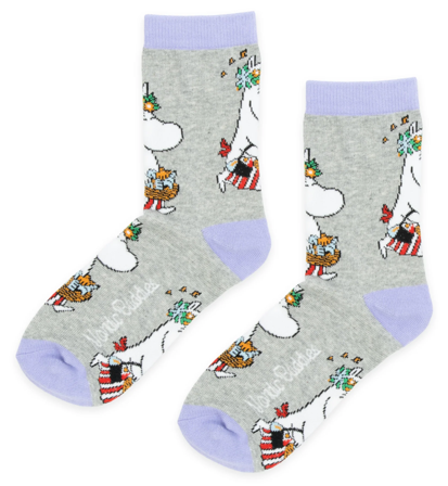 Mummi Sokker Mummimamma-Grå Dame_str.36-42