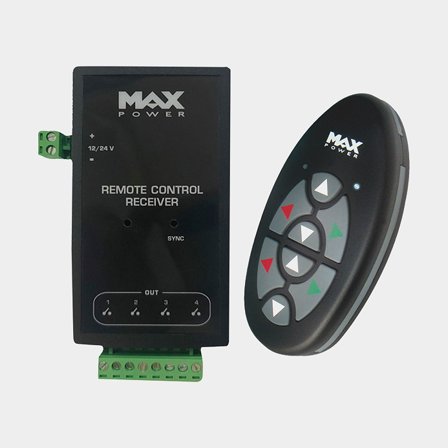 Langaton kaukosäädin Max Power, vastaanottimella